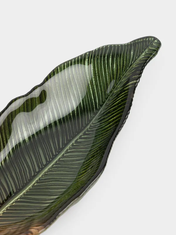 Блюдо, 39х12х5 см, Лист стрелиции, Royal jungle, image-2