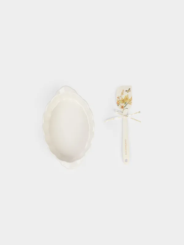 Набор для выпечки, керамика/силикон, Bloome, image-1