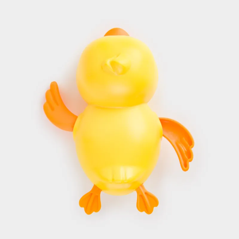 Игрушка для купания, 14 см, заводная, пластик, желтая, Утенок, Duck yellow, image-4