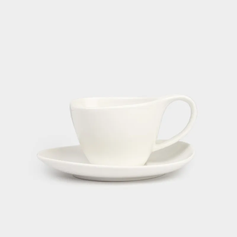 Пара чайная, 1 перс, 2 пр, 180 мл, фарфор P, белая, Synergy