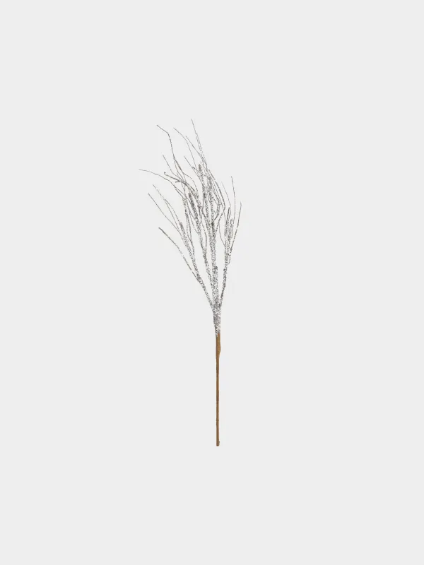 Ветка декоративная, 81 см, Серебристая ветка, Sparkle decor, image-0