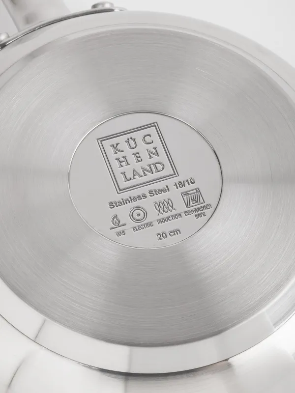 Сковорода, 20 см, с покрытием, сталь, Silver Stone, image-9