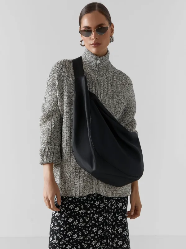 Сумка, 24х40 см, с регулируемым ремешком, полиэстер, черная, Force sport, image-5