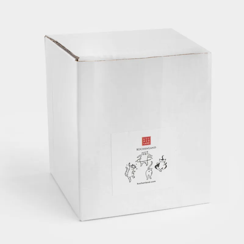 Кружка, 420 мл, с шариковой ручкой, фарфор N/сталь, белая, Коты, Cat, image-8