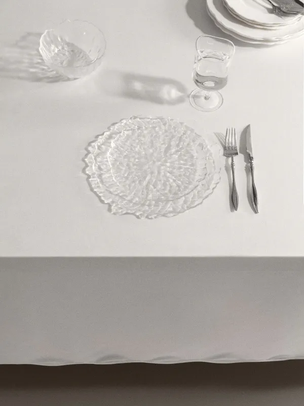 Скатерть, 170х250 см, Волнистые края, Scalloped white, image-0
