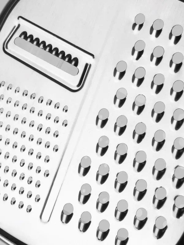 Терка, 25х19 см, с контейнером, пластик/сталь, белая, Assist, image-5