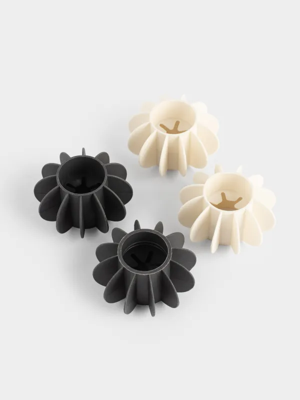 Шарик для стирки, 6 см, 4 шт, резина, белый/серый, Колесо, Washing ball, image-3