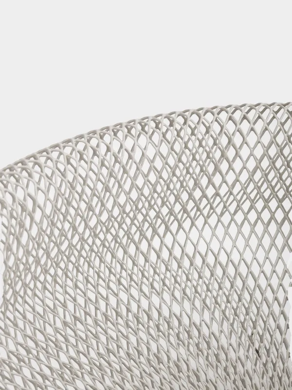 Корзина для фруктов, 29 см, металл, серо-бежевая, Сетка, Dainty twin, image-2