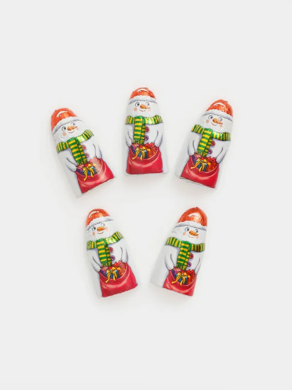 Конфета глазированная, 60 г, 5 шт, с натуральным экстрактом мяты, Снеговик, Sweet christmas, image-1