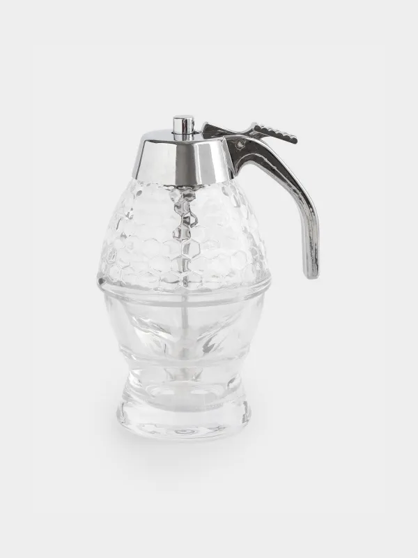 Диспенсер для меда, 180 мл, стекло Р/пластик, Соты, Honey, image-0