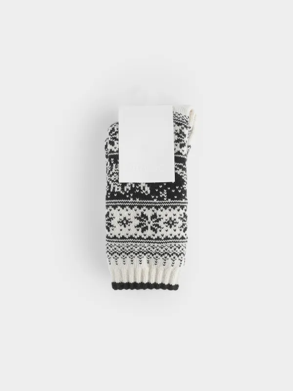 Высокие носки с узором, Snow kingdom, image-4