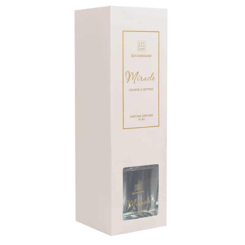 Ароматический диффузор, 90 мл, стекло, Orange and Bitters, Miracle, image-1