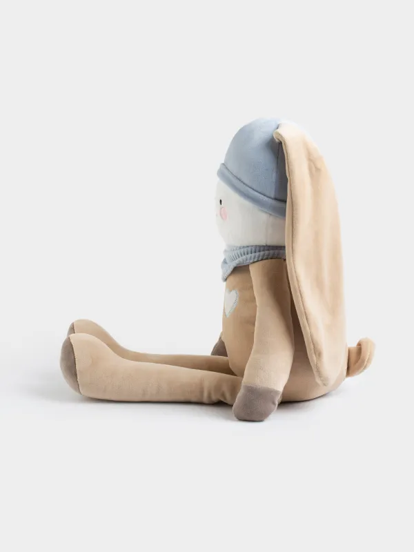 Игрушка, 55 см, мягкая, полиэстер, бежевая, Кролик, Rabbit, image-4