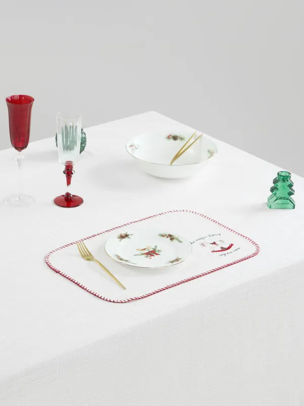 Салфетка под приборы, 30х45 см, со строчкой, Лошадка, Gunny traditions, image-1