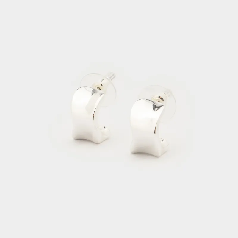 Серьги-пусеты, 1,5 см, 2 шт, металл, серебристые, Jewelry