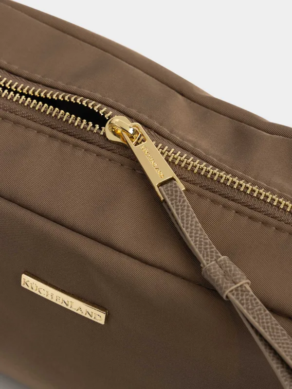 Косметичка, 23х13 см, полиэстер, коричневая, Mantle, image-5