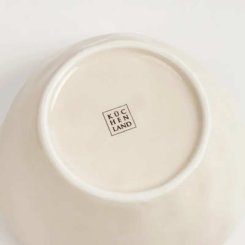 Салатник, 17х7 см, 900 мл, фарфор P, молочная, Dream, Crumple words, image-5