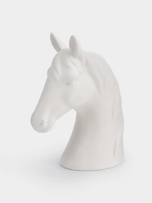 Ароматический диффузор, 100 мл, керамика, белый, Sandalwood musk, Лошадь, Horse white, image-3