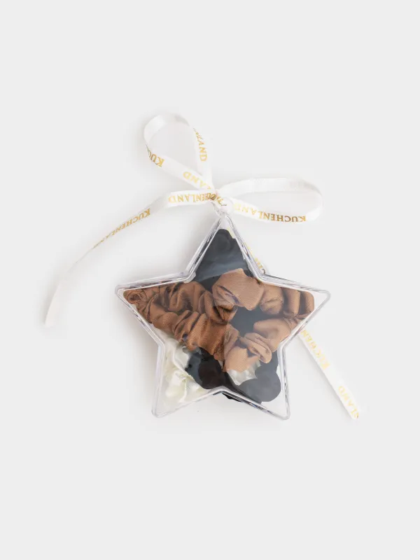 Резинка для волос, 6 см, сатин, Silk, image-0