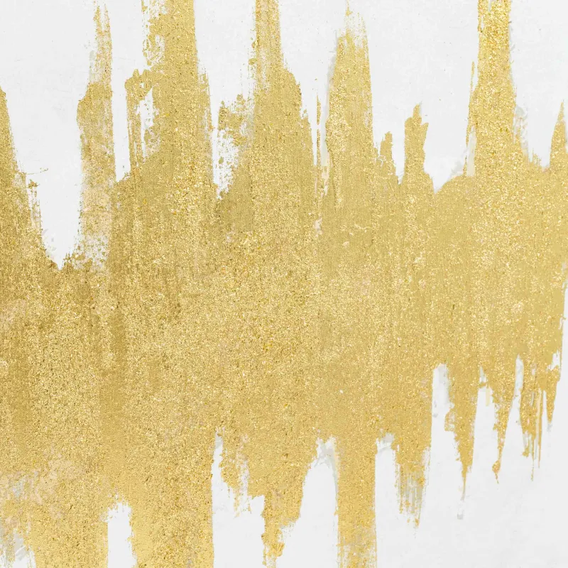 Картина в раме, 120x80 см, холст, золотисто-бежевая, Золотистые штрихи, Abstract, image-4