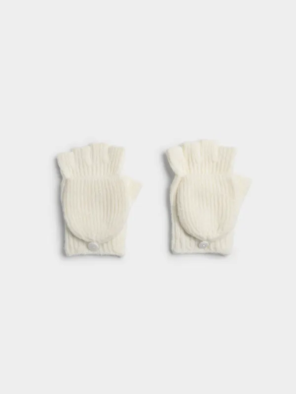 Перчатки вязаные с откидным верхом, Woolens, image-0