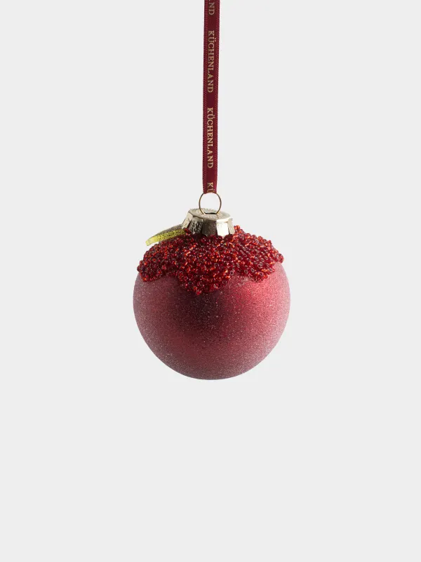 Игрушка елочная, 7х6 см, Яблоко, Fruits, image-1