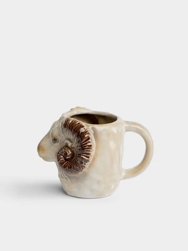 Кружка, 440 мл, Баран, Sheep beige, image-0