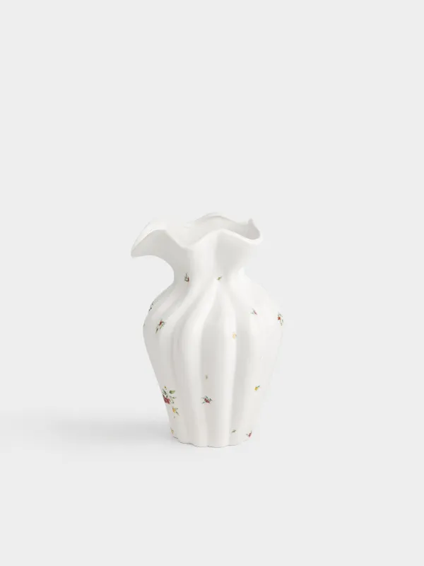 Ваза для цветов, молочная, El flower, image-0