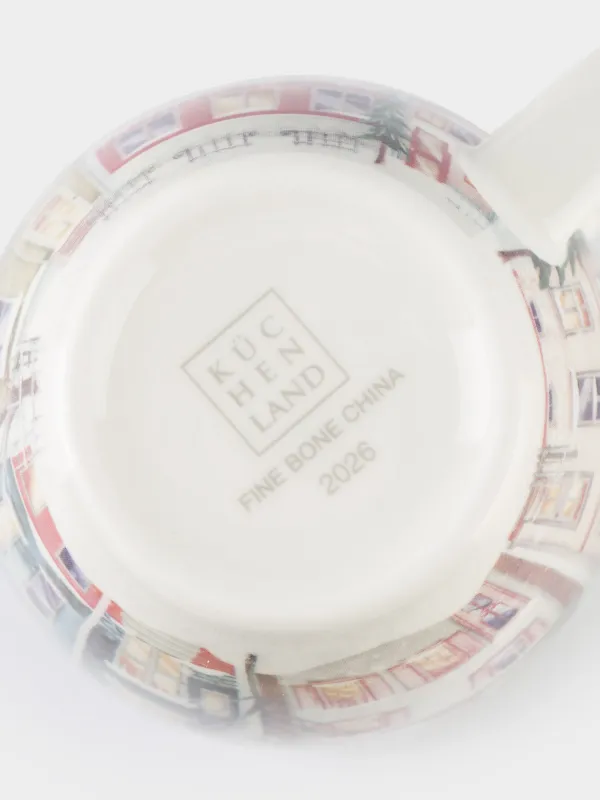 Кружка, 400 мл, Дома в снегу, House built, image-5