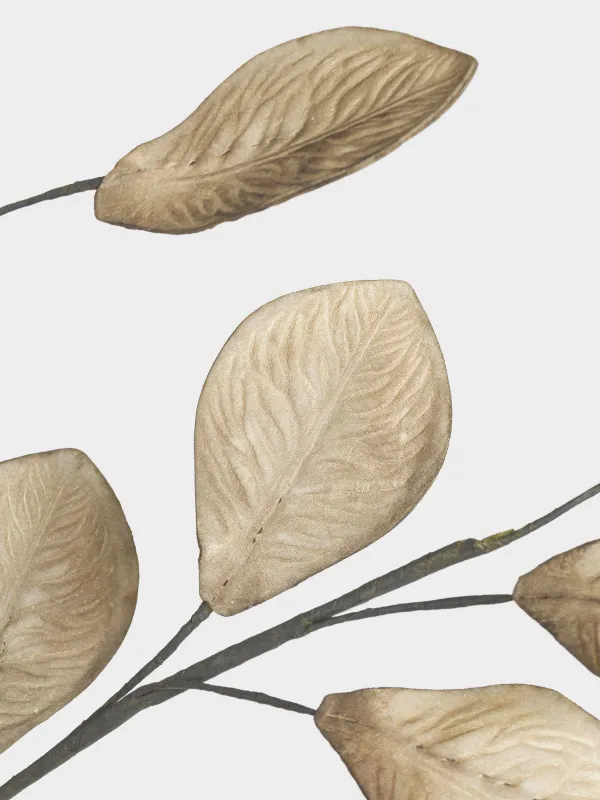 Ветка декоративная, 1,1 м, пластик/бумага, Листья, Broadleaf decor, image-3