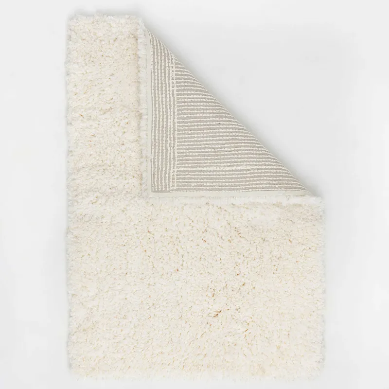 Коврик, 60x90 см, противоскользящий, полиэстер/хлопок, золотисто-бежевый, Spark, image-2