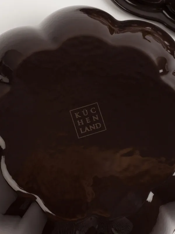 Кастрюля, 20 см, 1,7 л, с крышкой, чугун, коричневая, Тыква, Gourd, image-9