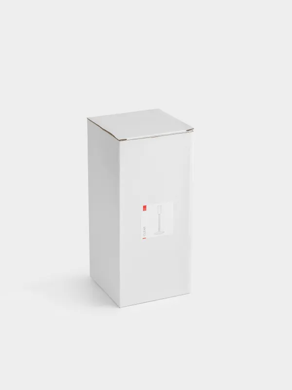 Подсвечник, 19 см, для тонкой свечи, на ножке, стекло, Clear, image-3