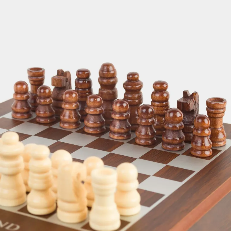 Набор для виски, 1 перс, 4 пр, в коробке, стакан/кубики/щипцы, стекло/мрамор, Шахматы, Sabal, image-3