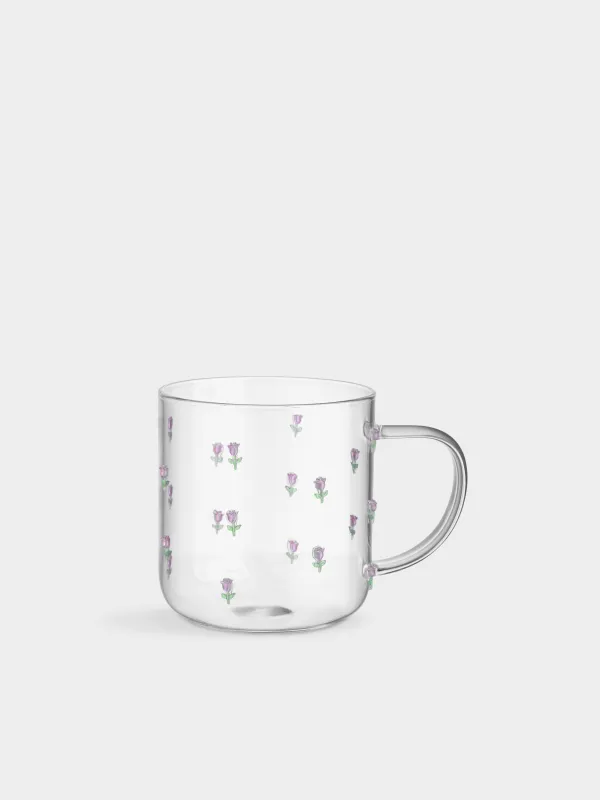 Кружка, 350 мл, стекло Б, Тюльпаны, Tulip garden, image-0