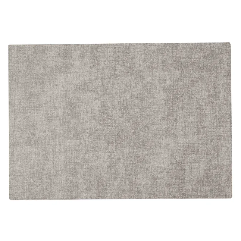 Салфетка под приборы, 30х43 см, полиуретан, прямоугольная, серо-бежевая, Rock, image-0