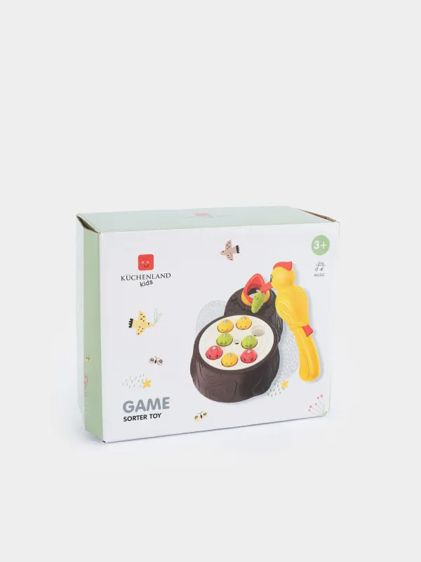 Игрушка-сортер, 17х11 см, развивающая, Съешь червячка, Game, image-5