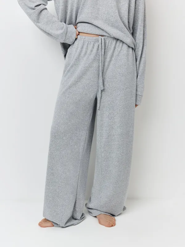 Брюки женские, домашние, серые, Ellariona, image-1