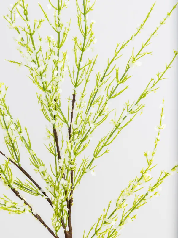 Ветка декоративная, 90 см, полиэстер/металл, Зеленая гениста, Flower garden, image-3