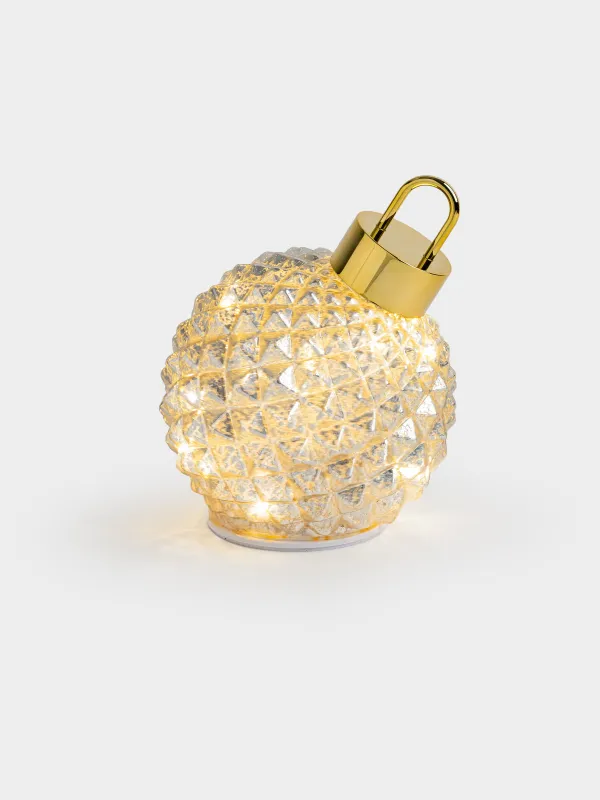 Статуэтка с подсветкой, 15 см, вращающаяся, Елочный шар, Patina, image-5