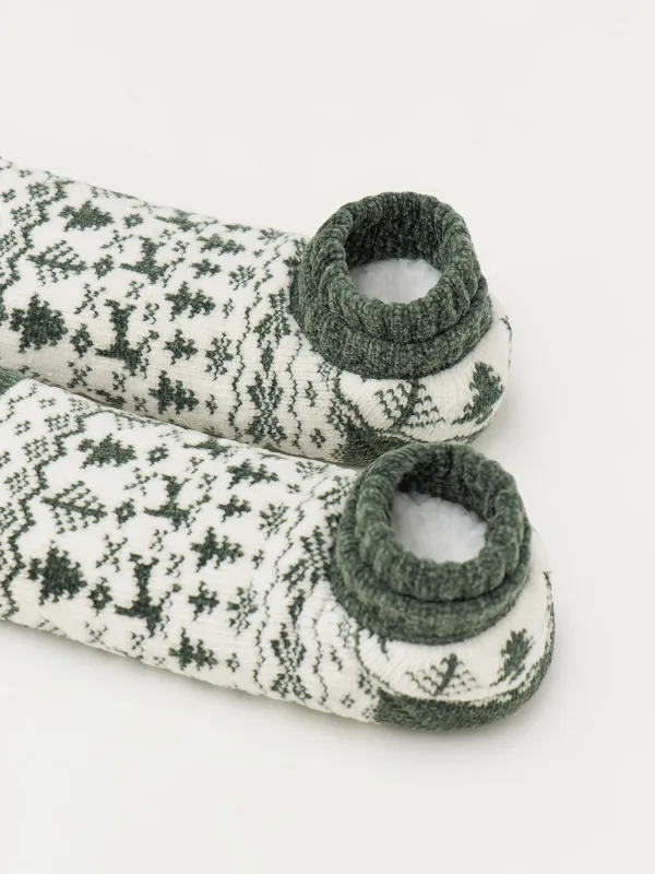 Носки женские, шенилл/шерпа, Hot winter, image-1