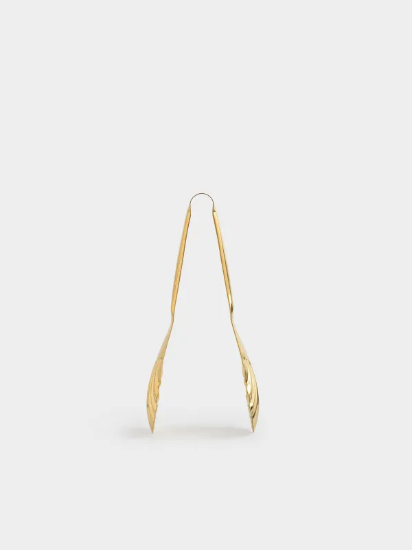 Щипцы кухонные, 23 см, Ракушки, Classic gold, image-2