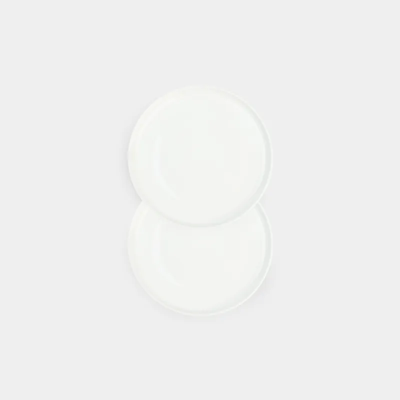 Тарелка десертная, 20 см, 2 шт, фарфор F, белая, Ideal white