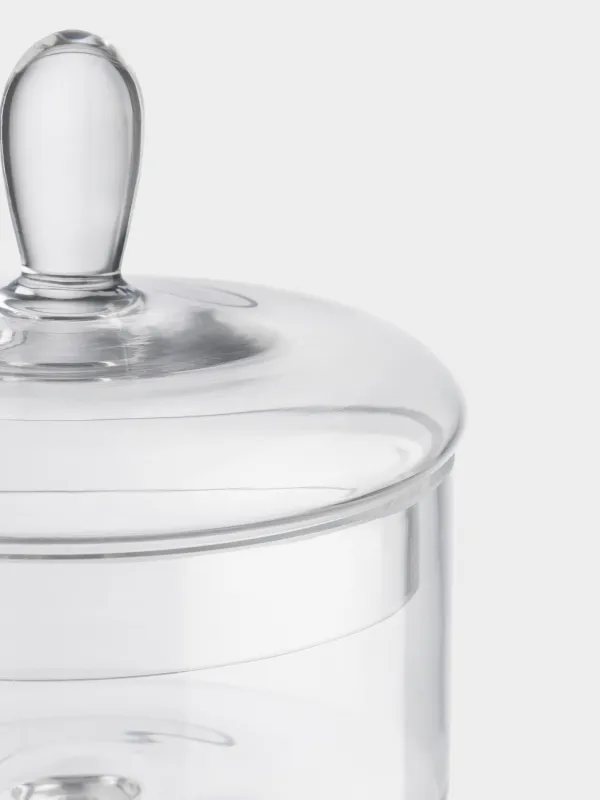 Конфетница, 13х17 см, с крышкой, Clear, image-2