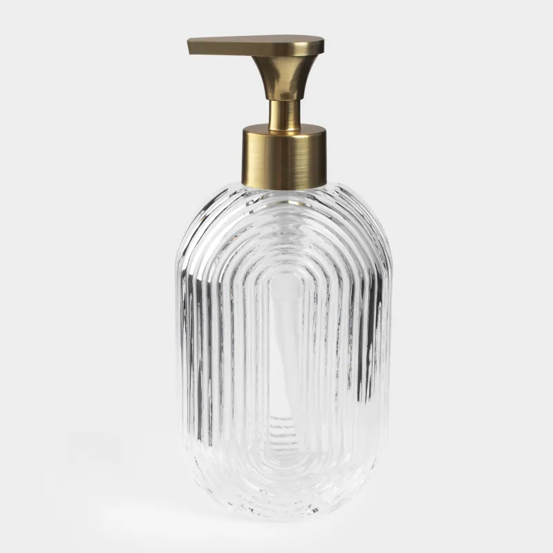 Диспенсер для жидкого мыла, 300 мл, стекло/пластик, Arch