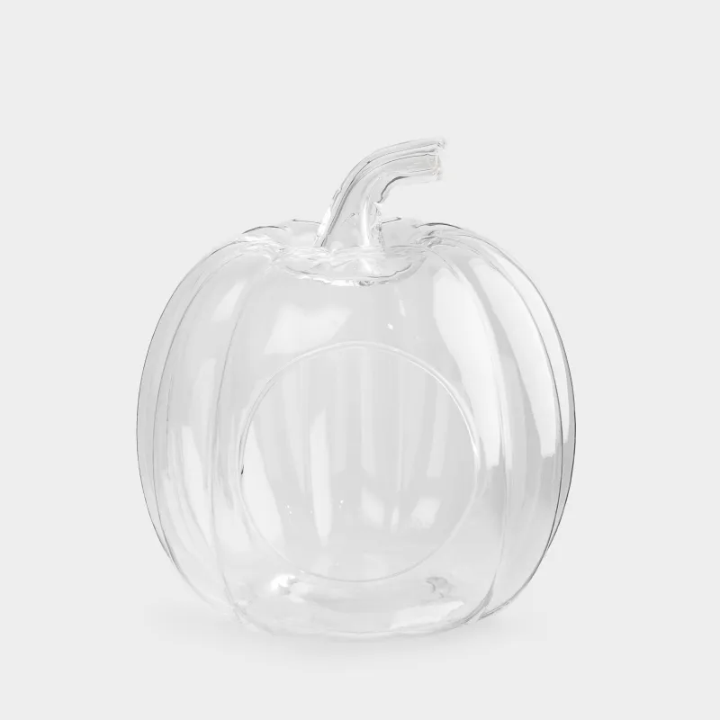 Конфетница, 23х26 см, стекло, Тыква, Clear