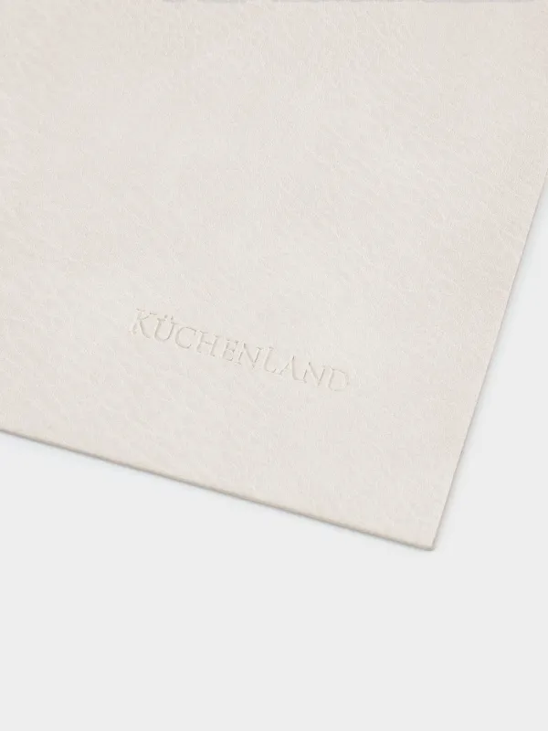 Салфетка под приборы, 30х45 см, ПВХ, прямоугольная, бежевая, Rock, image-3