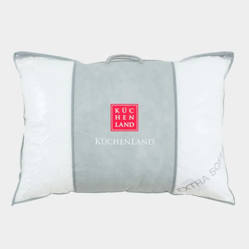 Подушка, 50х70 см, холлофайбер/сатин, Extra soft, image-5