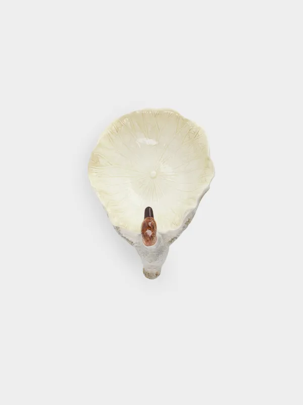 Блюдо глубокое, 20х14х3 см, Утка и лист, Duck, image-3