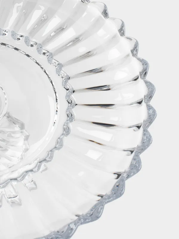 Блюдо на ножке, 30х12 см, стекло Р, Alpine, image-3